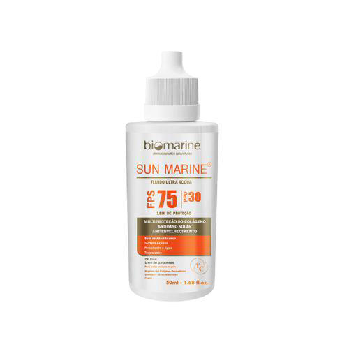 Protetor Solar Sun Marine Fluido Ultra Acqua FPS 75 50Ml