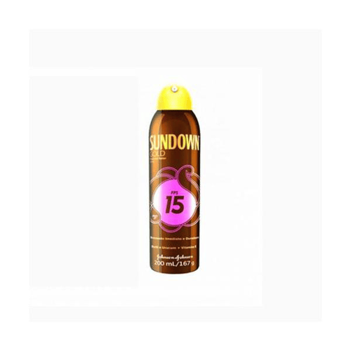 Protetor Solar Sundown Gold Fps15 Spray 200Ml