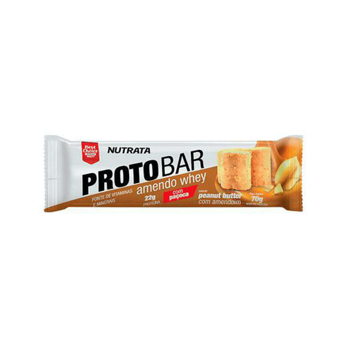 Proto Bar Caixa 8 Unidades Nutrata Proto Bar Caixa 8 Unidades Peanut Butter Nutrata