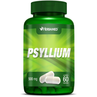 Imagem do produto Psyllium 500Mg 60 Cápsulas Herbamed