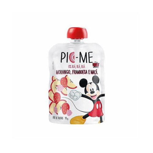 Imagem do produto Purê De Frutas Pic Me Disney Framboesa E Maçã Pouch 90G