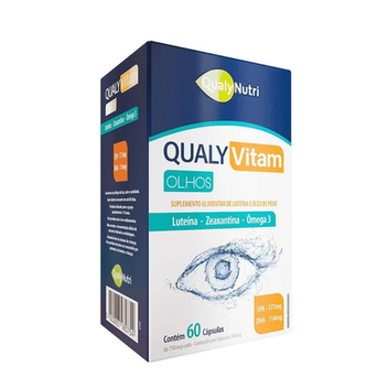 Qualy Vitam Olhos Qualynutri 60 Cápsulas