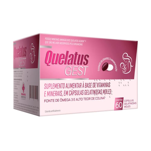 Quelatus Gest Com 60 Cápsulas Gel