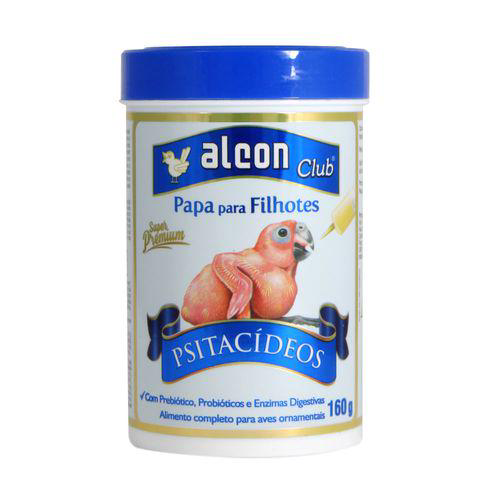 Imagem do produto Ração Alcon Club Papa Filhote Psitacídeos Super Premium 160G