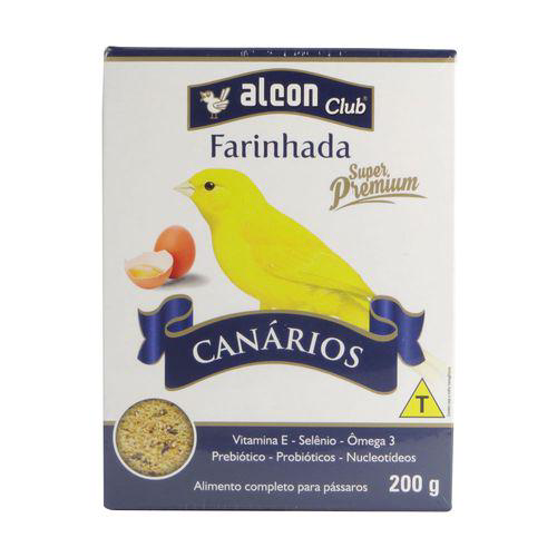 Imagem do produto Ração Alcon Farinhada C/ Ovos Canário Super Premium 200G