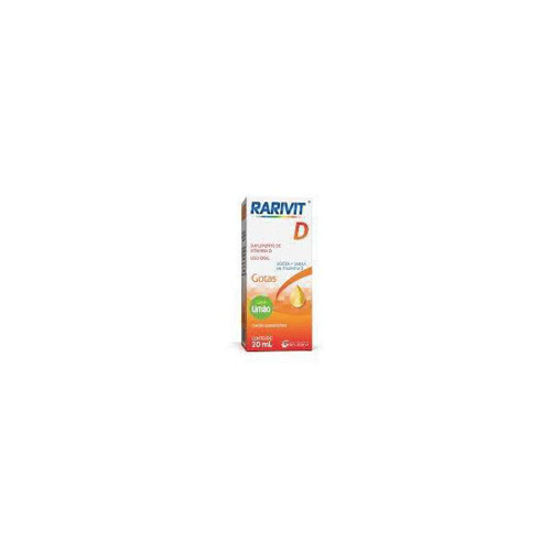 RARIVIT FRASCO CONTENDO 20ML SABOR LIMÃO