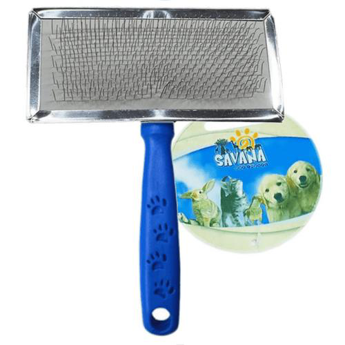 Rasqueadeira Pet Osso Patinha 14,5 Cm N°2 Azul Savana Pet