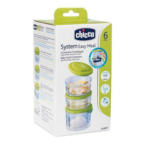 Imagem do produto Recipiente De Comida Chicco Branco E Verde