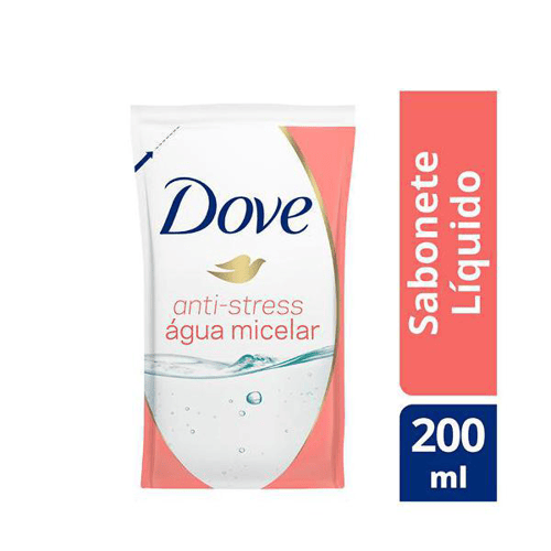 Imagem do produto Refil Sabonete Líquido Dove Antistress Água Micelar 200Ml