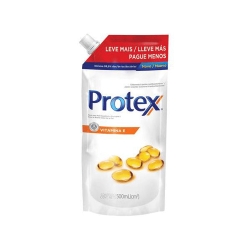 Imagem do produto Refil Sabonete Líquido Protex Vitamina E 500Ml Leve Mais Pague Menos