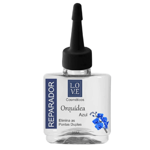 Reparador Orquídea Azul 35Ml Elimina Frizz Nutre Dá Brilho L.o.v.e