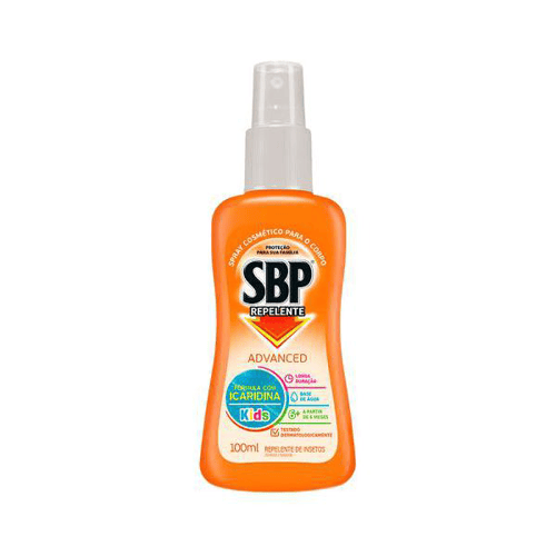 Repelente Infantil SBP Kids Advanced - Com Icaridina Spray 100Ml