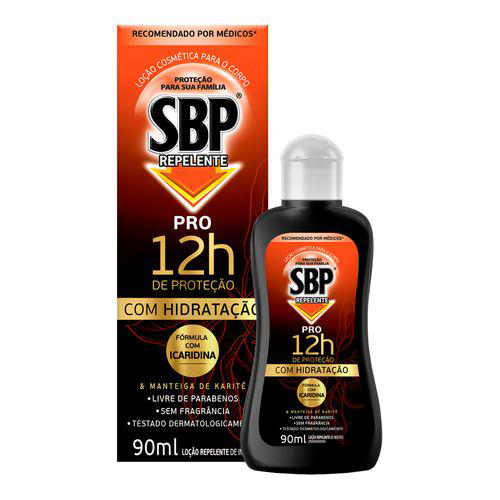 Repelente SPB Pro 12H - Com Icaridina Loção 90Ml