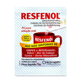 Resfenol 5gr Envelope 400+4+4mg/5g Mel E Limao