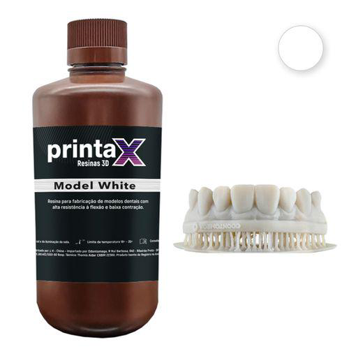 Resina 3D Printax Model White 1Kg Odontomega