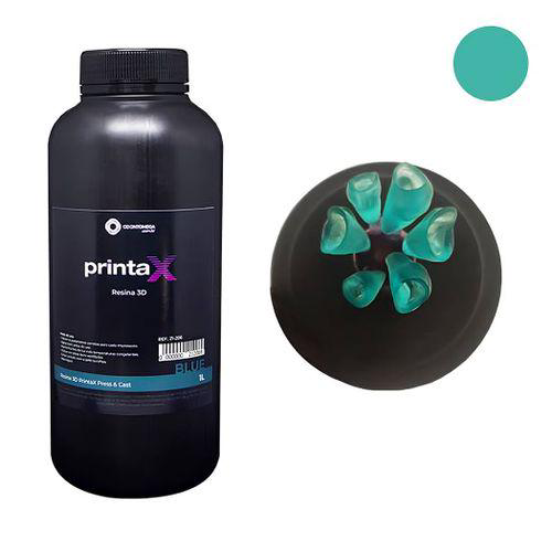 Resina 3D Printax Press & Cast Blue 500G Odontomega