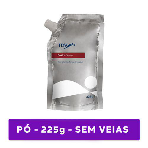 Resina Acrílica Termopolimerizável Em Pó Sem Veias 225G Vencimento 30/04/2023 Resina Acrílica Termopolimerizável Em Pó Sem Veias 225G Incolor