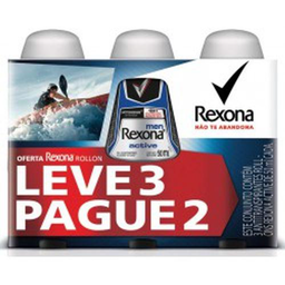 Rexona Desodorante Roll On Active 50Ml Leve 3 Pague 2