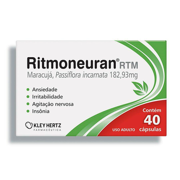 Imagem do produto Ritmoneuran Rtm 182 + 93Mg Com 40 Cápsulas