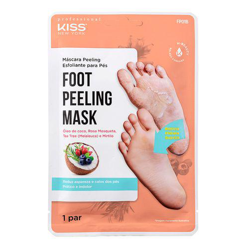 Rk By Kiss Máscara Foot Peeling Mask Esfoliante Para Pés Kiss New York