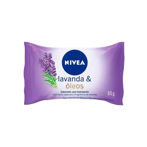 Sabonete Em Barra Nivea Lavanda E Óleos Com 90G