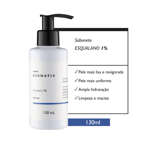 Imagem do produto Sabonete Facial Esqualano 1% Panvel Dermativ 130Ml