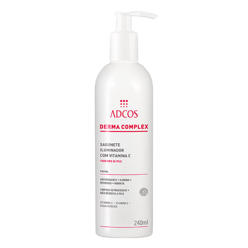 Sabonete Líquido Facial Adcos Derma Complex Iluminador 240Ml