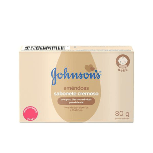 Imagem do produto Sabonete J&J - Baby Oleo Amendoas 80G