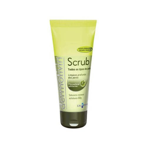 Sabonete Líquido Esfoliante Cremoso - Dermotivin Scrub 60G