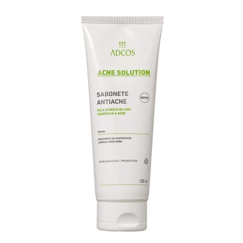 Sabonete Líquido Facial Adcos Acne Solution 120Ml