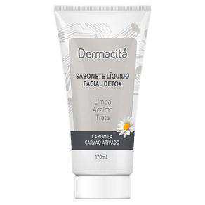 Sabonete Líquido Facial Dermacitá Carvão 170Ml