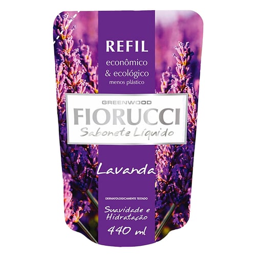 Imagem do produto Sabonete Líquido Fiorucci Lavanda Suavidade E Hidratação Refil 440Ml