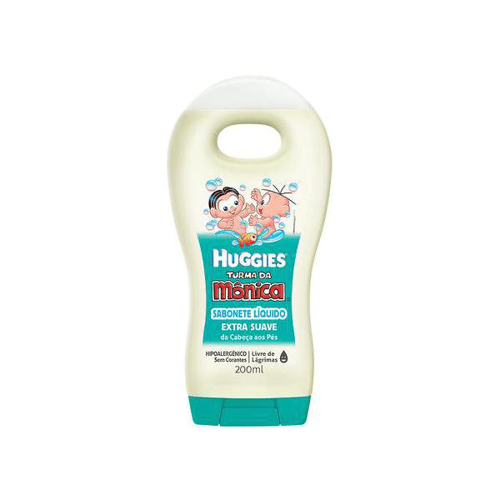 Sabonete Liquido Huggies Extra Suave 200Ml - Da Monica 200Ml