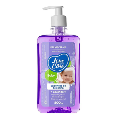 Sabonete Love Care Glicerina Lavanda 500Ml