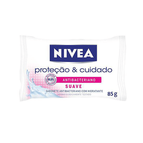 Sabonete Nivea - Antibacteriano Suave Com 85 Gramas