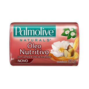 SABONETE EM BARRA PALMOLIVE CAMÉLIA E ÓLEO DE AMENDOAS 85G