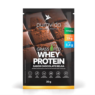 Sache Chocolate Belga Grassfed Whey Protein 30G Pura Vida