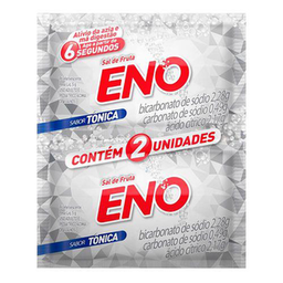 Sal De Fruta Eno 2 Envelopes Com 5G De Pó Efervescente De Uso Oral Sabor Tônica