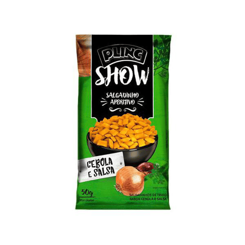 Imagem do produto Salgadinho Aperitivo Plinc Show Sabor Cebola E Salsa 50G