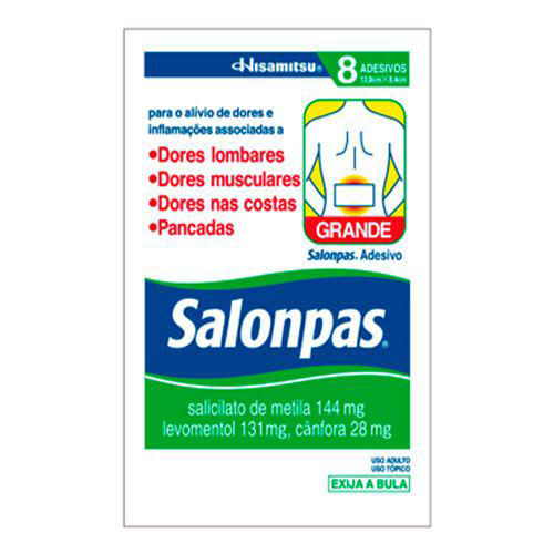 Salonpas Adesivo Grande 08 Unidades