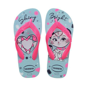 Sandália Havaianas Kids Top Pets Azul Water Tamanho 29/30 1 Par