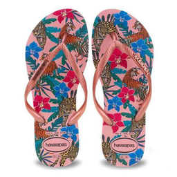 Sandalias Havaianas Slim Tropical Rosa B/Rosa 35