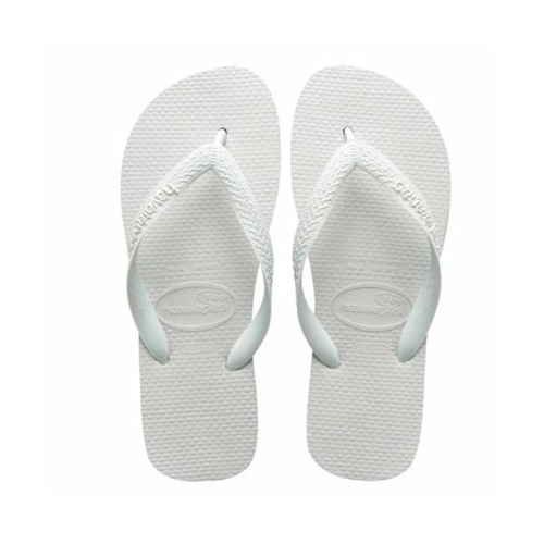 sandálias havaianas top branco 39 40