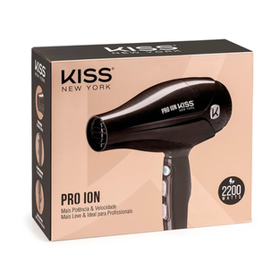 Imagem do produto Secador De Cabelo Kiss New York Pro Ion 2200W 127V 1 Unidade