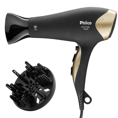 Imagem do produto Secador De Cabelo Ph3700 Gold 2000W Philco 127V