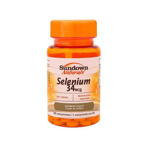 Selûnium - 34Mcg Com 60 Comprimidos - Sundown Vitaminas