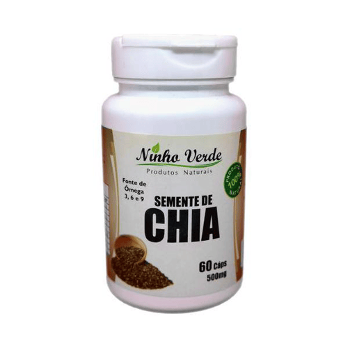 Imagem do produto Semente De Chia 500Mg Ninho Verde 60 Cápsulas