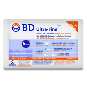 Imagem do produto Seringa - Bd Ultra Fine 50Ui Com 10 Unidades