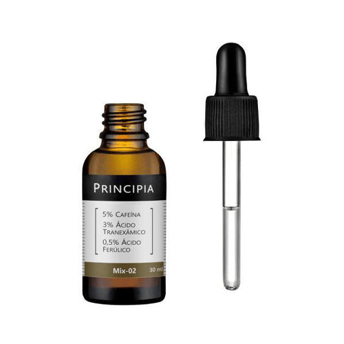 Imagem do produto Sérum 5% Cafeína + 3% Tranexmico + Ferúlico Principia Skincare Mix02 Anti Olheiras E Manchas Com 30Ml