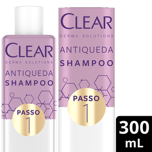 Shampoo Antiqueda Clear Derma Solutions Woman 300Ml